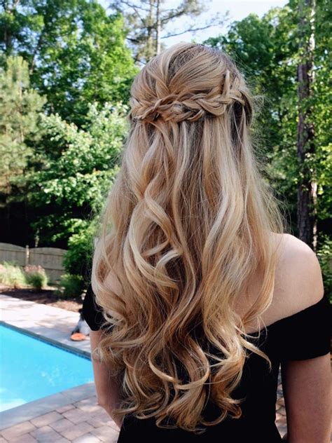 Hair For Prom With Braids And Curls