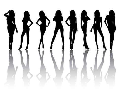 female silhouettes svg