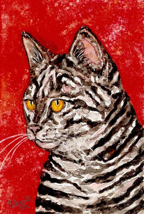 Tabby Cat By Pet Art Melinda Pet Portraiture Animal Art Tabby Cat