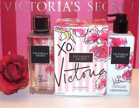 Victorias Secret Xo Victoria Perfume Fragrance Lotion And Mist New 34
