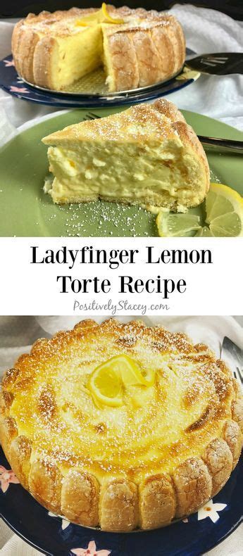 Replace ladyfingers in desserts like tiramisu with sponge cake, biscotti, or pound cake. Ladyfinger Lemon Torte | Recipe | Lemon torte, Torte recipe, Lemon recipes