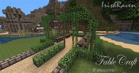 Now that's a garden in style! Beer-Garden_1765649.jpg (1280×670) | Minecraft garden ...