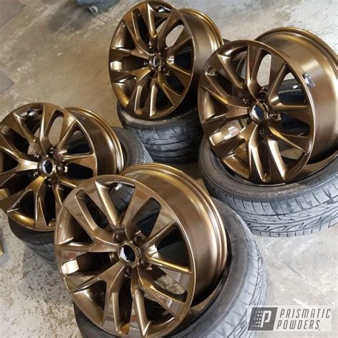 Powder Coated Wheels In A Bronze Chrome Finish Gallery Project