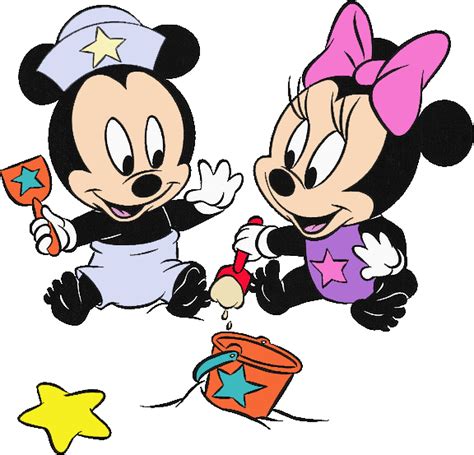 Disney Baby Minnie Mouse Cartoon Mickey N Minnie Baby Clipart Full