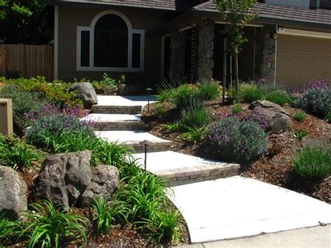 Drought Tolerant Front Yard Landscaping Ideas California White