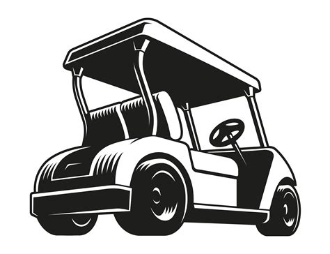 Golf Cart Clip Art Cartoon