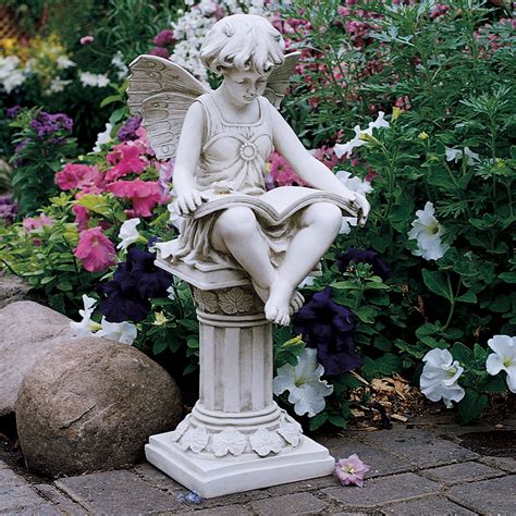 The British Reading Fairy Garden Statue Wayfair