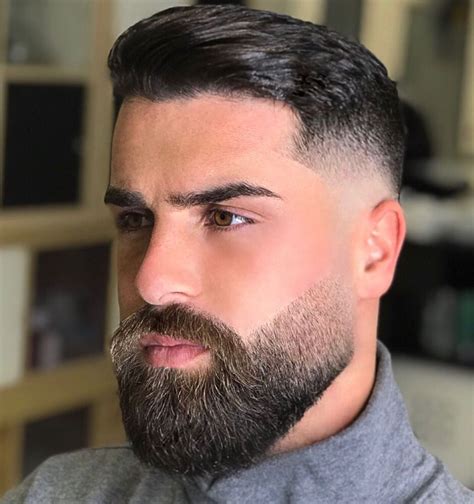 30 Mid Fade With Beard Fashion Style