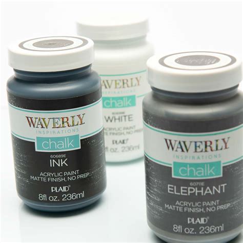 Shop Plaid Waverly Inspirations Chalk Finish Acrylic Paint Set