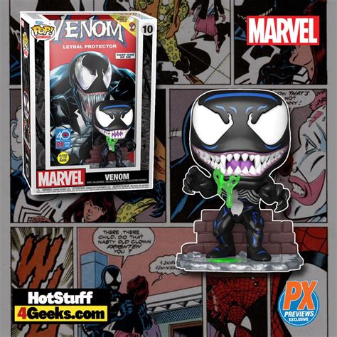 NEW Venom Funko Pop Lethal Protector Comic Cover