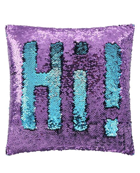 Sirene Mermaid Pillow Reversible Sequin Pillow That Changes Color