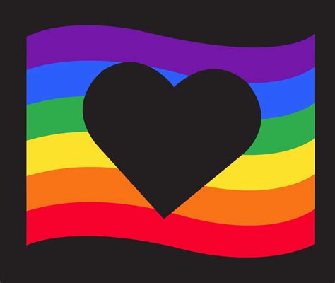 bandiera arcobaleno simbolo lgbt sul cuore 533180 arte vettoriale a vecteezy