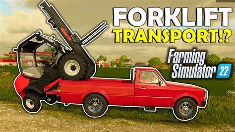 Easiest Forklift Truck Transport Lets Play Farming Simulator 22