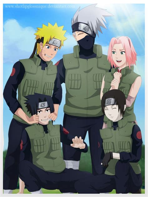 Team Kakashi Team 7 Personnages Naruto Naruto Personnages Équipe