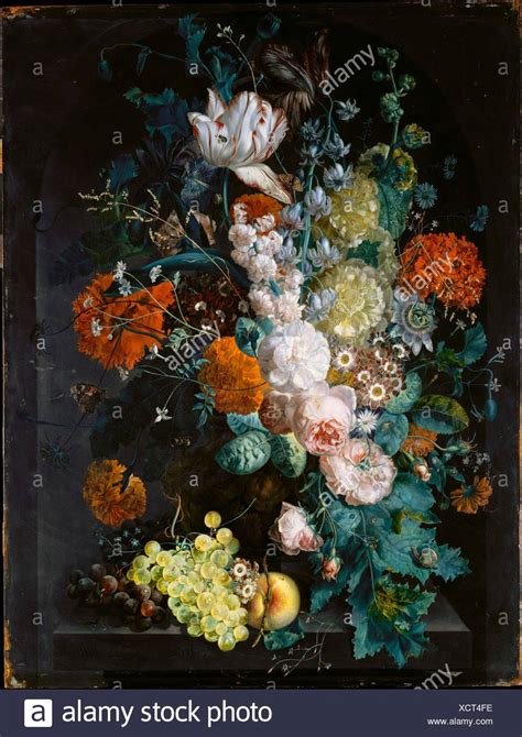 A Vase Of Flowers Artist Margareta Haverman Dutch Active By 1716