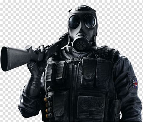 Man Wearing Mask And Holding Shotgun Art Tom Clancys