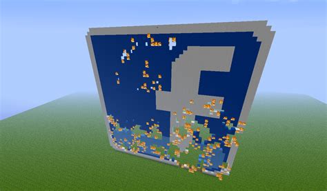 Facebook Logo 50x50 Minecraft Project