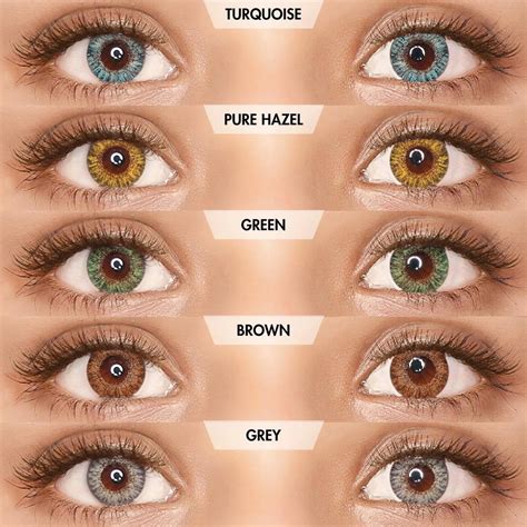 What Is The Best Contact Lenses Color For A White Skin And Black Hair
