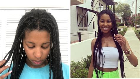 HOW TO COMBAT FRIZZ KNOTLESS BRAID MAINTENANCE YouTube
