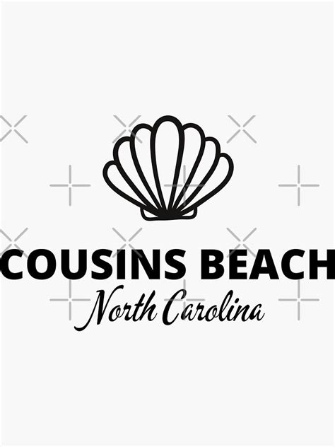 Cousins Beach North Carolina The Summer I Turned Pretty Sticker For