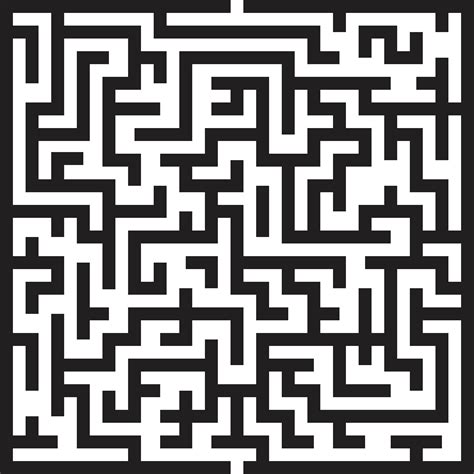 Labyrinth Maze Isolated Vector Art At Vecteezy