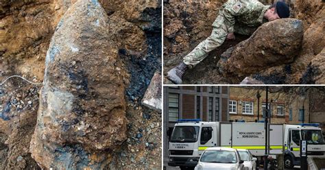 London Ww2 Bomb First Pictures Of 5ft Unexploded Device Putting Lives