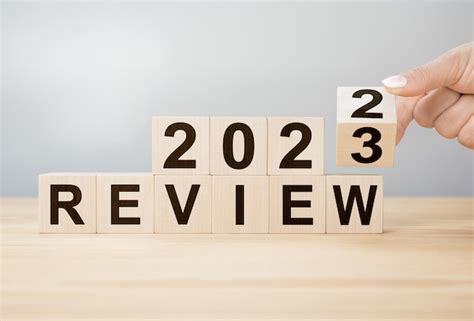 Premium Photo 2023 Review New Year Business Concept Of Planning 2023