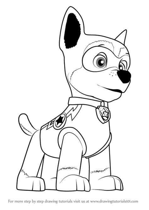 Super Chase Coloring Pages Coloring Home