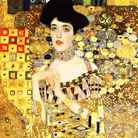 Remastered Art Adele Bloch Bauer I By Gustav Klimt 20190214 Sq2a