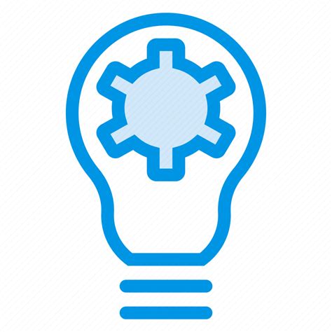 Blub Bright Creative Idea Lightbulb Process Solution Icon