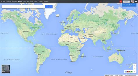 Full Screen World Map