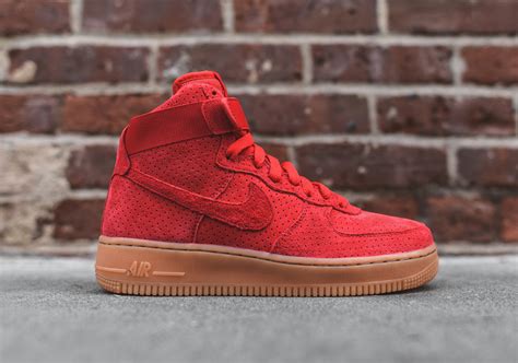 Nike Air Force 1 Perforated Suede Pack Sneaker Bar Detroit