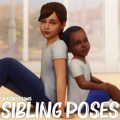 Sibling Poses Ratboysims In 2021 Sims 4 Couple Poses Sibling Poses