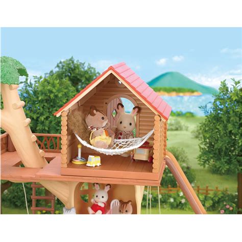Calico Critters Adventure Tree House Doll Figures Learning Toy Play Set