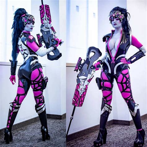 Cosplayer Faz Lindo Ensaio Como Widowmaker De Overwatch Mundo Cosplayer