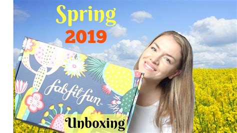 Fabfitfun Spring 2019 Unboxing Youtube