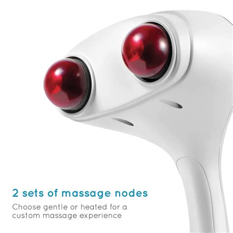 Homedics Compact Percussion Handheld Massager With Heat Buyinstor