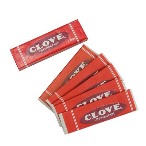 Gerrits Clove Chewing Gum Sticks 5 Piece Pack