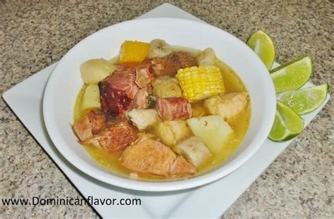 this hearty stew is dominican comfort food at its finest the medley of seven meats and varied