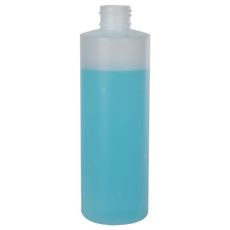 8 Oz Natural Hdpe Cylindrical Sample Bottle With 24410 Neck Cap Sold