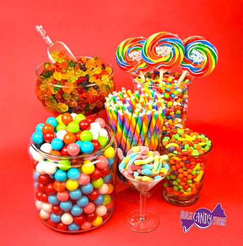 Diy Rainbow Candy Buffet Bulk Candy Store