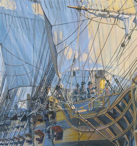 Original Sail Ship Painting By Alexander Shenderov Ocean Etsy