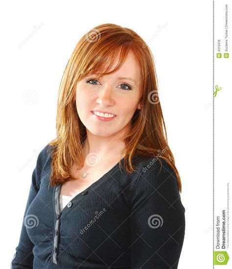 Beautiful Red Haired Woman Royalty Free Stock Photos