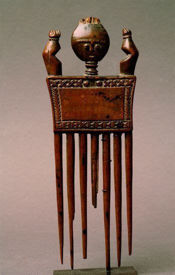 Africa Comb Akanashanti People Ivory Coastghana Wood Image