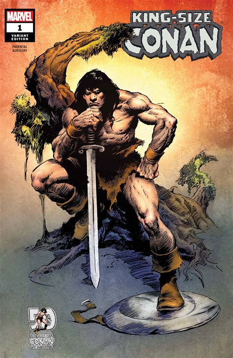 OCT200664 KING SIZE CONAN 1 BUSCEMA HIDDEN GEM VAR Previews World