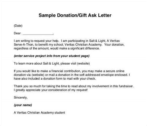 I know it is a tough situation and very delicate when it comes to donations. 29+ Donation Letter Templates - PDF, DOC | Free & Premium ...