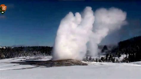 close up of old faithful crater live cam today yellowstone youtube