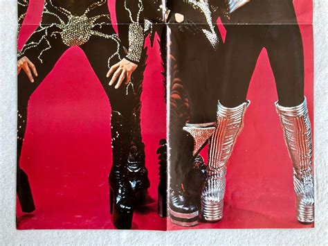 Kiss Story Poster 1975 Swedish Poster Magazine 1970s Gene Simmons Paul