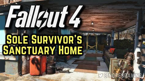 Fallout 4 Sole Survivors Sanctuary Home Mod Youtube