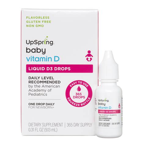 Upspring Baby Vitamin D Drops For Infants 365 Drops